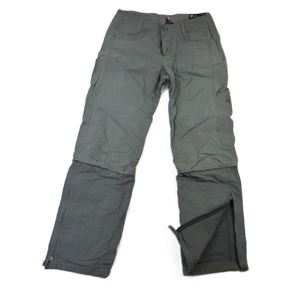 Kuhl Pants - Kuhl Convertible Cargo Pants Womens Size 2 Zip Off Outdoor Hiking